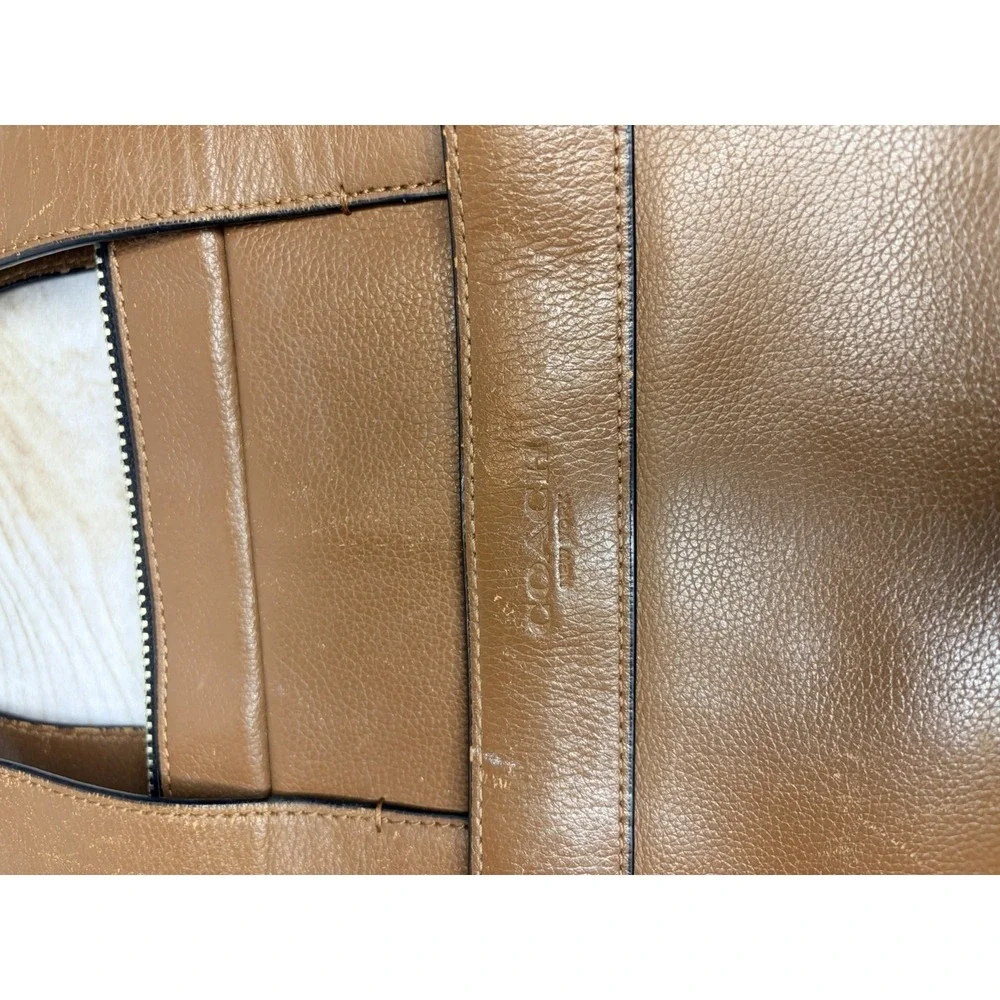Coach Bleecker Slim Business Bag 70901 Brown Briefcase Men's Laptop Case‎ Travel